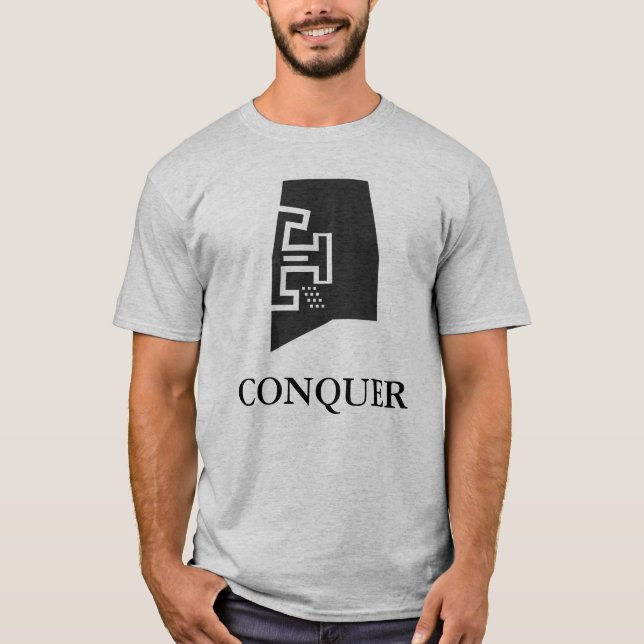 Camiseta Conquiste al caballero (Anverso)