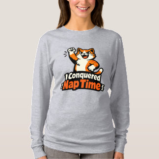 Camiseta Conquisté la Hora de la Siesta – Gato de Victoria 