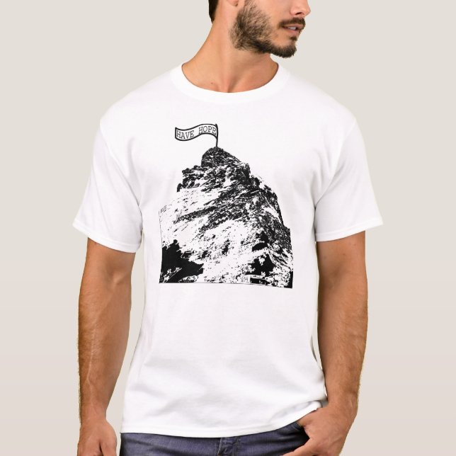 Camiseta Conquiste la montaña (Anverso)