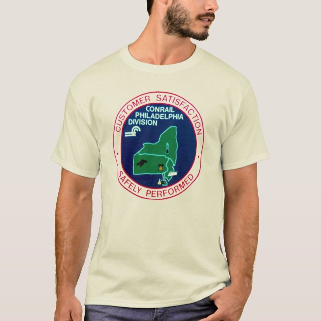 Camiseta Conrail Railroad Philadelphia Division T-Shirt (Anverso)