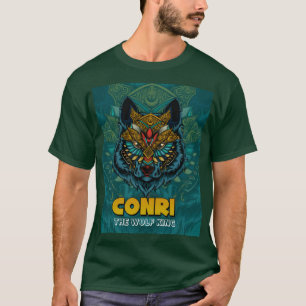 Camiseta "Conri - El Rey del Lobo" Pegatina Impresionante c