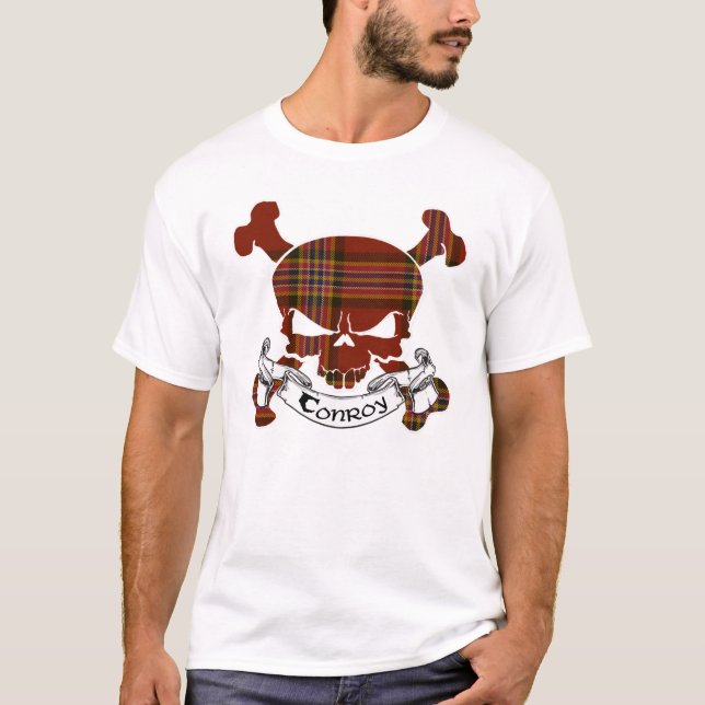 Camiseta Conroy Tartan Skull (Anverso)