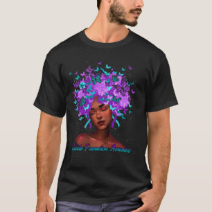 Camiseta Consciente De La Prevención Del Suicidio Verde azu