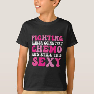 Camiseta Consciente del cáncer de mama Inspirador y químico