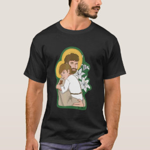 Camiseta Consección De San José Y El Niño Jesús Sa Católico