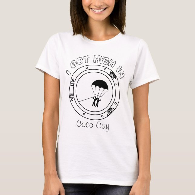 Camiseta Conseguí alto en la isleta de los Cocos (Anverso)