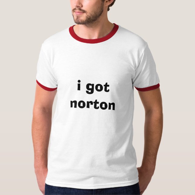 Camiseta conseguí el norton (Anverso)