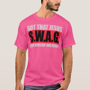 Camiseta Conseguí Que Jesús Swag - Gracioso Cristiano