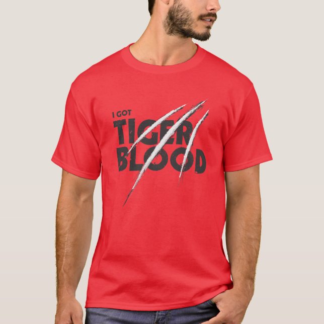Camiseta Conseguí sangre del tigre (Anverso)