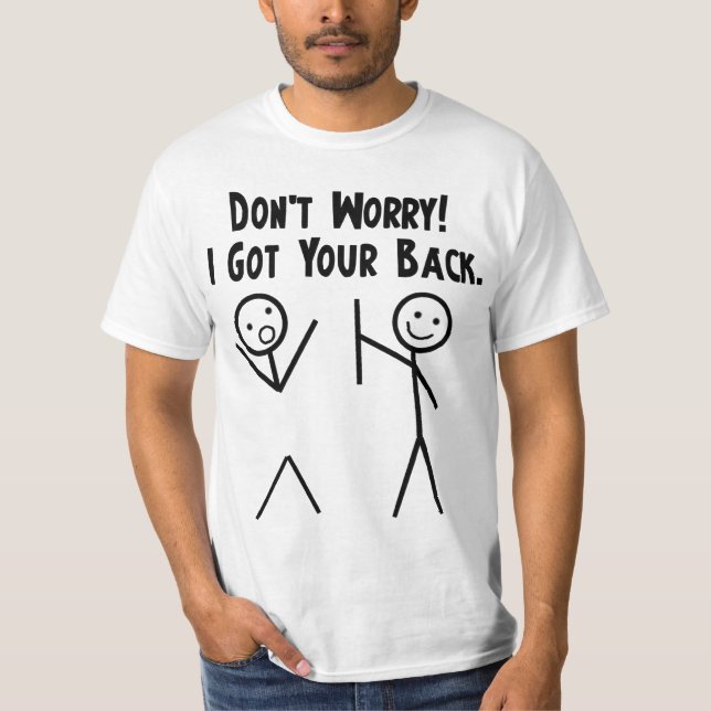 Camiseta ¡Conseguí su parte posterior! (Anverso)
