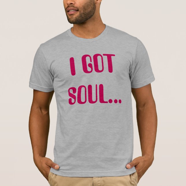 Camiseta Conseguí un alma (Anverso)