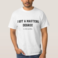 Conseguí un masters en el juego video