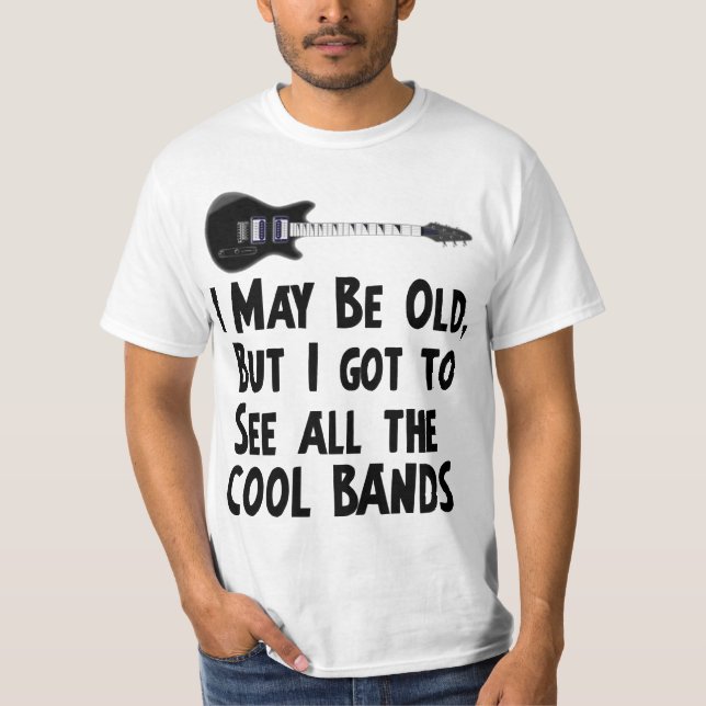 Camiseta Conseguí ver las bandas frescas (Anverso)