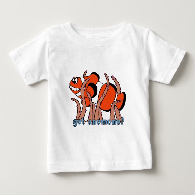 Camiseta conseguida del bebé de Clownfish de la (Anverso)