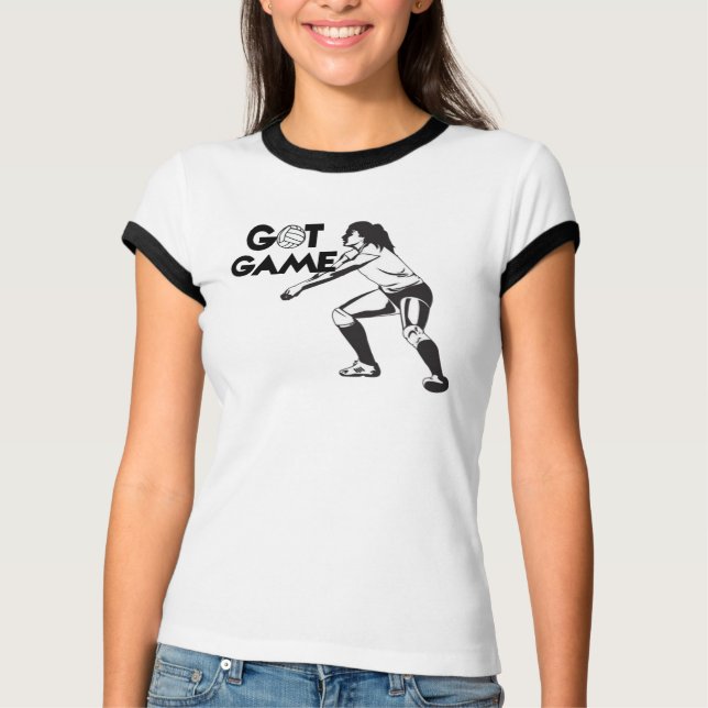 Camiseta conseguida del voleibol del juego (Anverso)