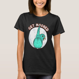 Camiseta Conseguir Lunático I Loro Underfluffies I Turquesa