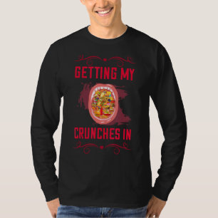 Camiseta Conseguir mis erizos en la sarcástica de la comida