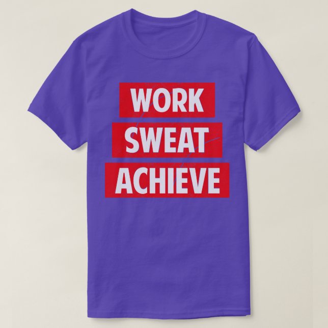 Camiseta Conseguir sudor de trabajo (Diseño del anverso)