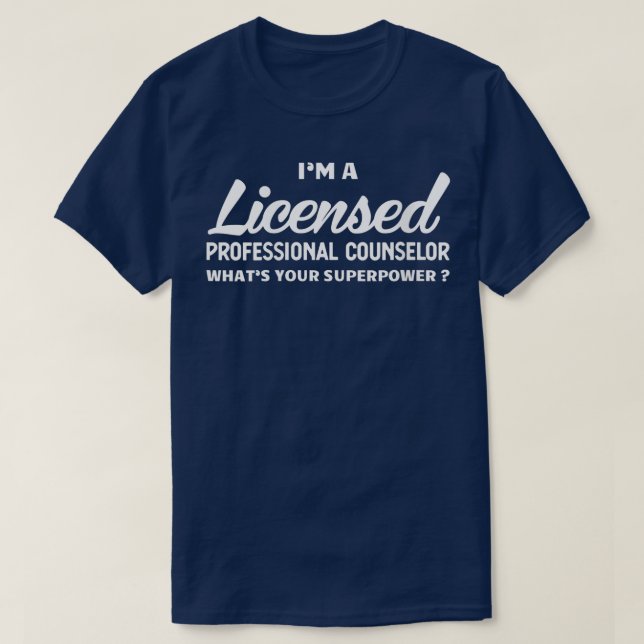 Camiseta Consejera profesional con licencia LPC para mujere (Diseño del anverso)
