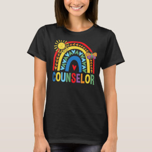 Camiseta Consejero Arcoiris Con Mariposa Cortada De Vuelta