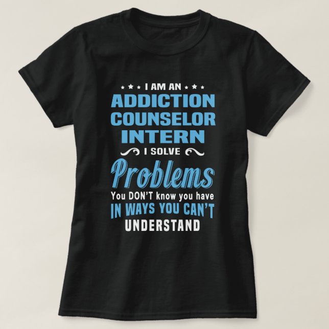 Camiseta Consejero de Adicciones Interno (Diseño del anverso)