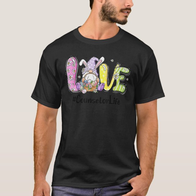 Camiseta Consejero de Amor Vida Vida Divertido Día de Pascu (Anverso)