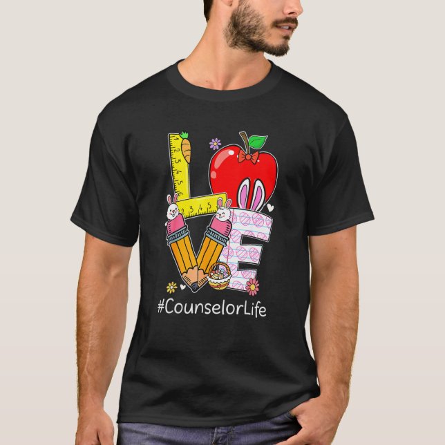 Camiseta Consejero de Amor Vida Vida Divertido Día de Pascu (Anverso)