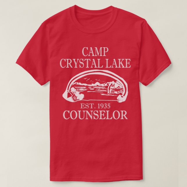 Camiseta Consejero de Camp Crystal LakeTShirt (Diseño del anverso)