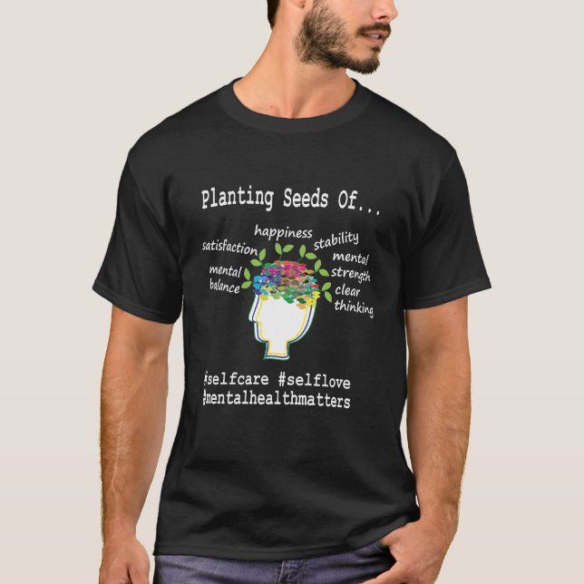 Camiseta Consejero de Concienciación sobre Salud Mental (Anverso)