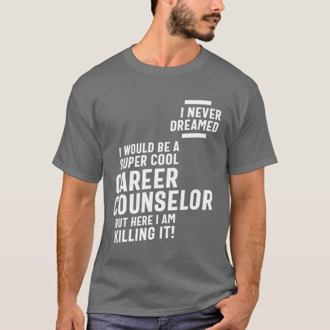 Camiseta Consejero de la carrera profesional Oferta de carg (Anverso)