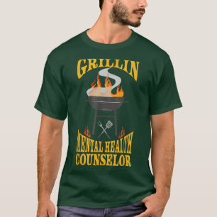 Camiseta Consejero de Salud Mental Bbq Grill Smoker & Barbe