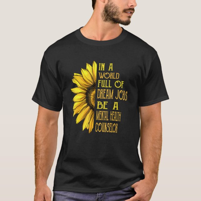 Camiseta Consejero de Salud Mental del Girasol (Anverso)