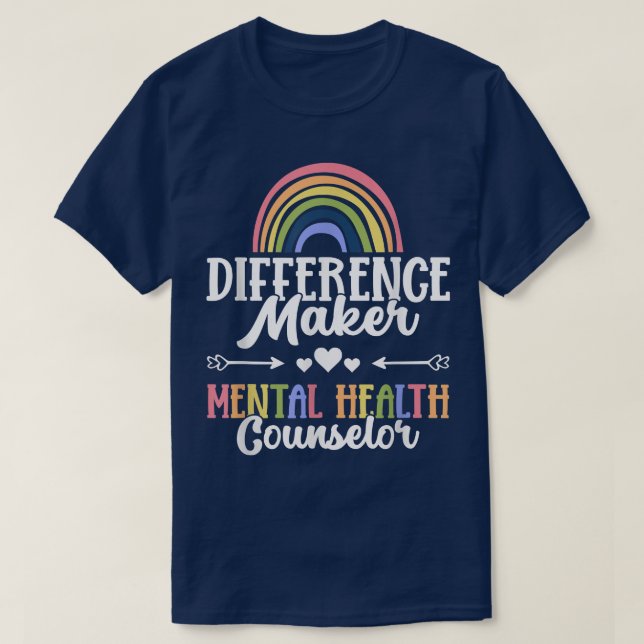 Camiseta Consejero de Salud Mental para el Encargado de la  (Diseño del anverso)