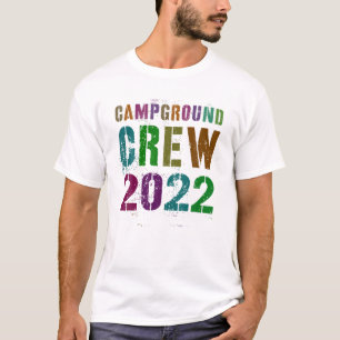 Camiseta Consejero de verano del Vintage CAMPGROUND CREW 20