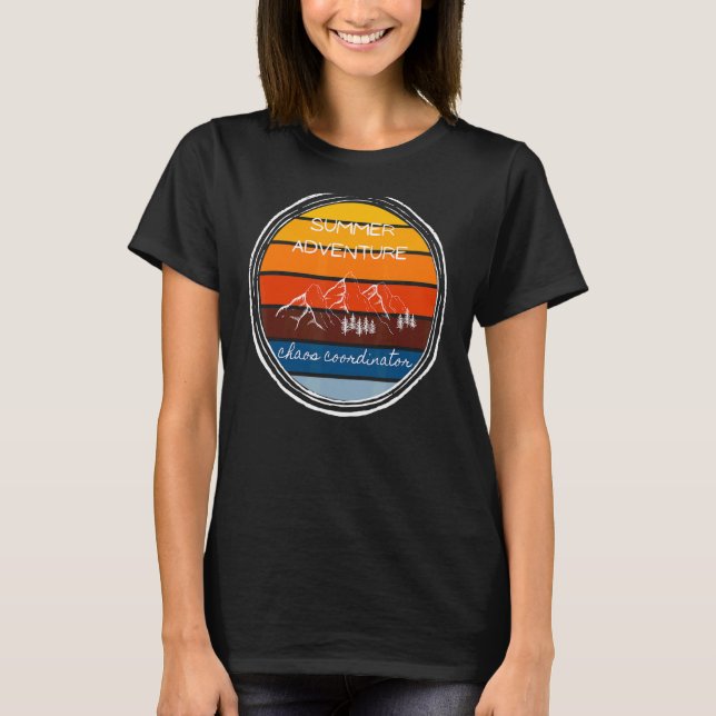 Camiseta Consejero del Campamento de Verano (Anverso)