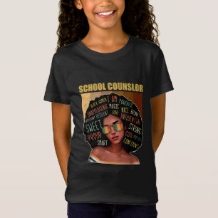 Camiseta Consejero escolar Afro-American Black Histo