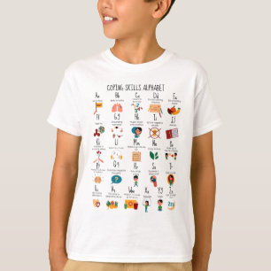 Camiseta Consejero escolar de Alfabetización Habilidades Sa