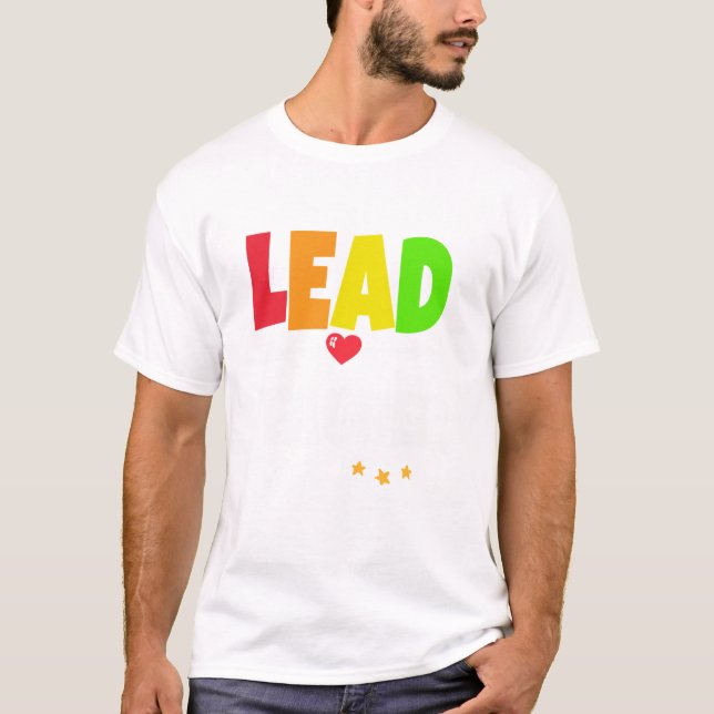 Camiseta Consejero Escolar De Maestros Líder De Vuelta Al L (Anverso)
