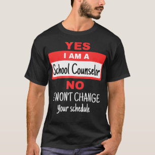 Camiseta Consejero escolar Gracioso Regalos de Apreciación 