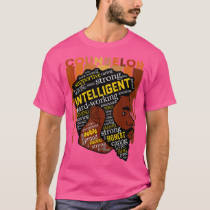 Camiseta Consejero escolar Hombres negros Aman a Melanin