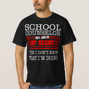Camiseta Consejero Escolar Mi Trabajo Es El Mayor Secreto
