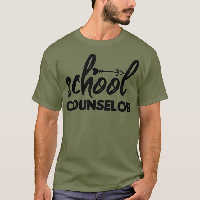 Camiseta Consejero escolar obsequio a la escuela secundaria (Anverso)