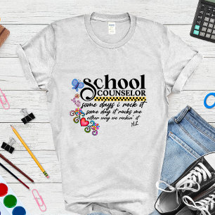 Camiseta Consejero Escolar Personalizado Frase Divertida