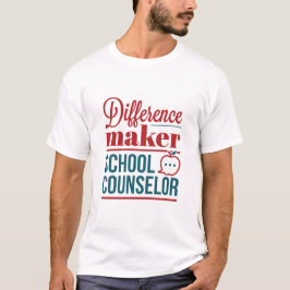 Camiseta Consejero escolar responsable de diferencias