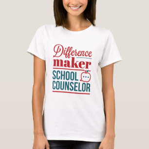 Camiseta Consejero escolar responsable de diferencias