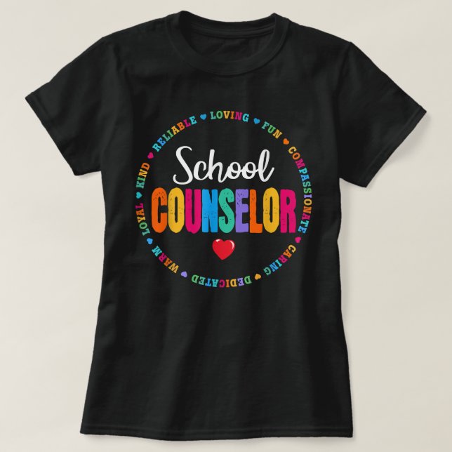 Camiseta Consejero Escolar Vida Primero 100 El Día Pasado C (Diseño del anverso)