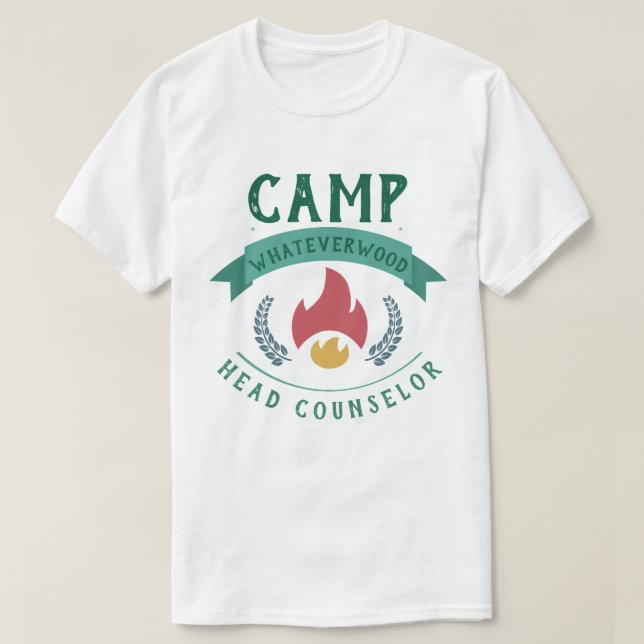 Camiseta Consejero jefe de Camp Whateverwood (Diseño del anverso)