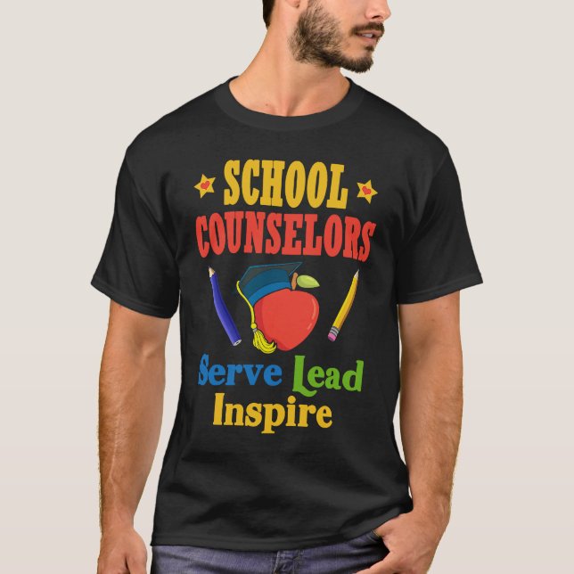 Camiseta Consejeros escolares sirven para inspirar el traba (Anverso)