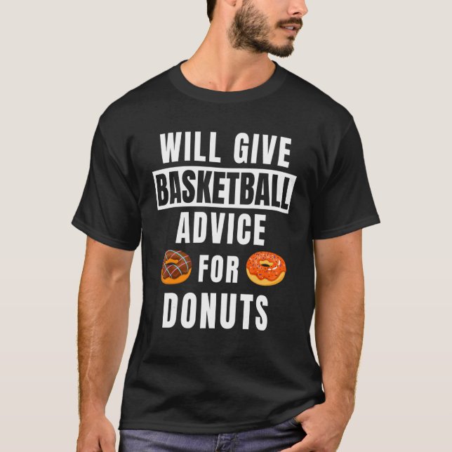 Camiseta Consejo De Baloncesto Para Donuts Coaching Basketb (Anverso)