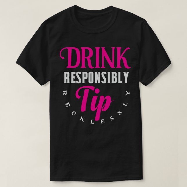 Camiseta Consejo de barman (Diseño del anverso)